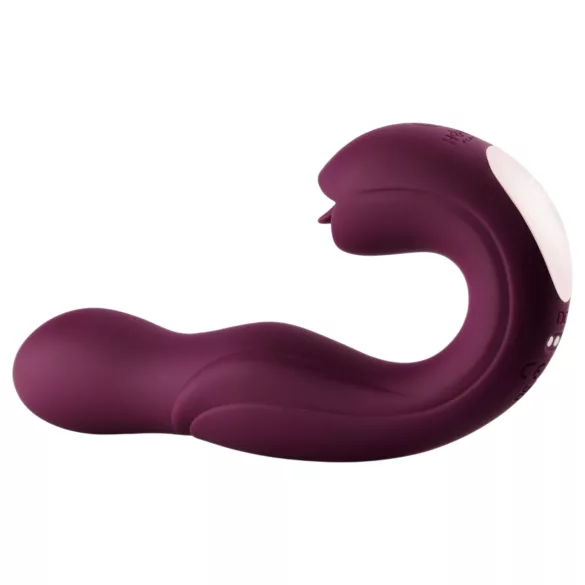 Honey Play Box Joi - vibrador punto G rotatorio con lengua - silicona lila