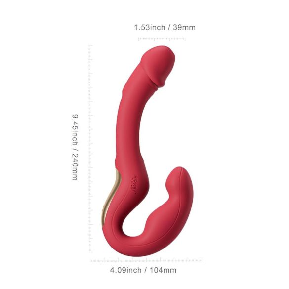 Honey Play Box Harmony Duo - vibrador con lengüeta y arnés inteligente