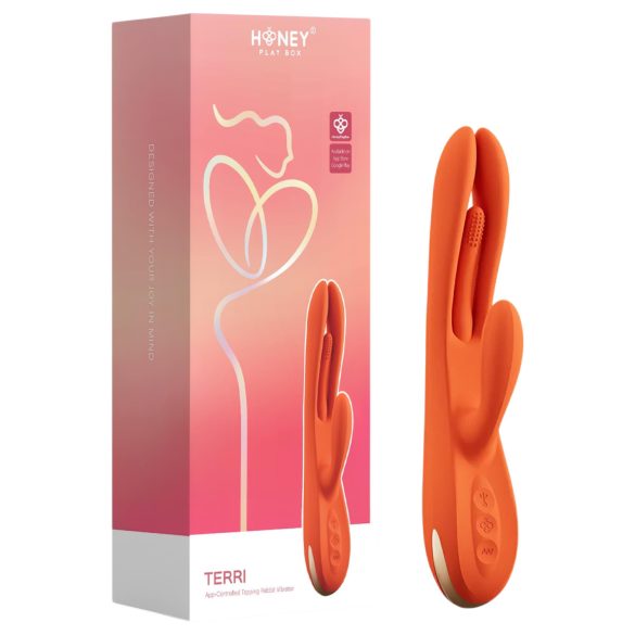 Honey Play Box Terri - vibrador con estimulador de clítoris y lengua inteligente