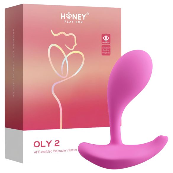 Honey Play Box Oly 2 - Estimulador punto G y clítoris - silicona rosa