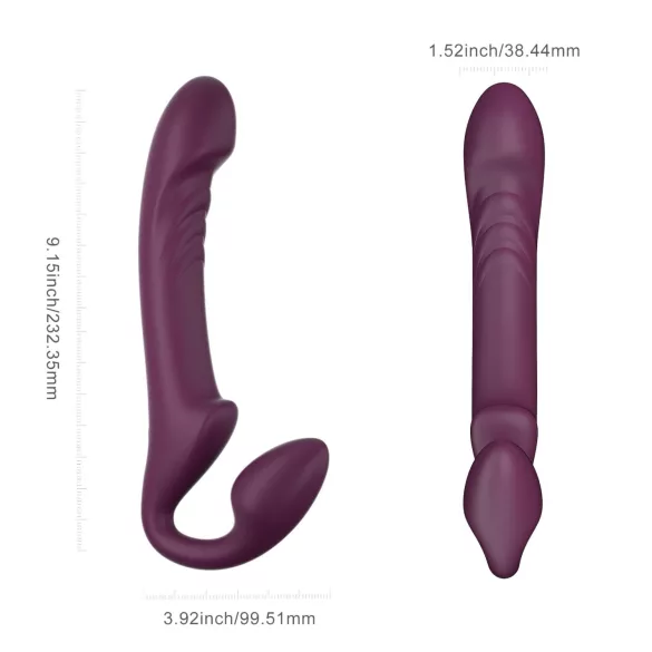 Honey Play Box Bliss - arnés con vibrador rotatorio perlas - silicona lila