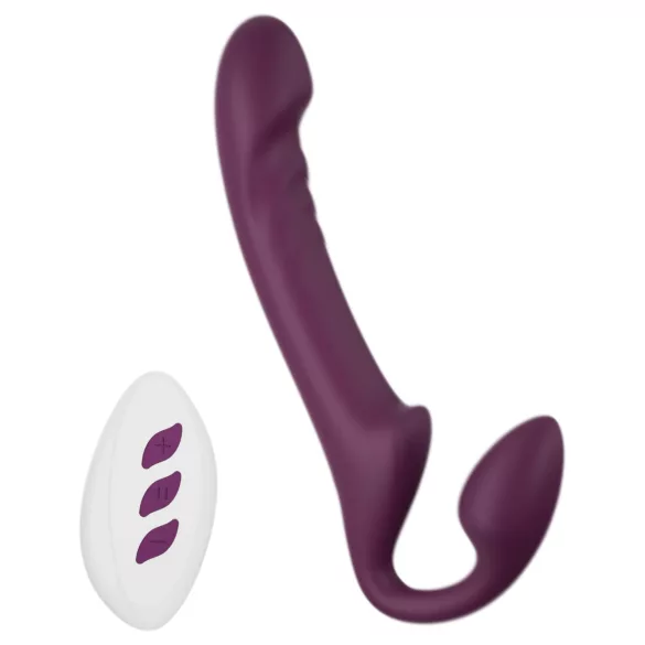 Honey Play Box Bliss - arnés con vibrador rotatorio perlas - silicona lila