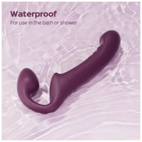 Honey Play Box Bliss - arnés con vibrador rotatorio perlas - silicona lila