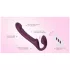 Honey Play Box Bliss - arnés con vibrador rotatorio perlas - silicona lila