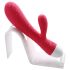 Vibrador rojo Cotoxo Dolphin & baby con brazo estimulante