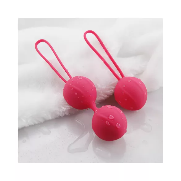 Cotoxo Cherry - bolas chinas dobles - silicona roja