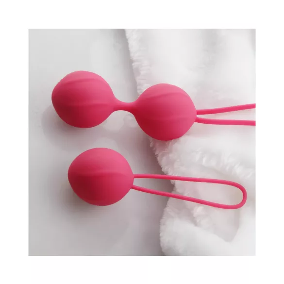 Cotoxo Cherry - bolas chinas dobles - silicona roja