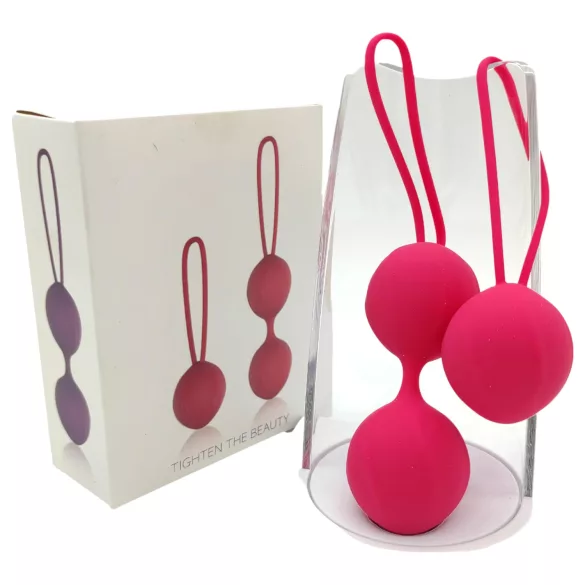 Cotoxo Cherry - bolas chinas dobles - silicona roja