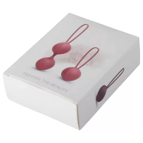 Cotoxo Cherry - bolas chinas dobles - silicona roja