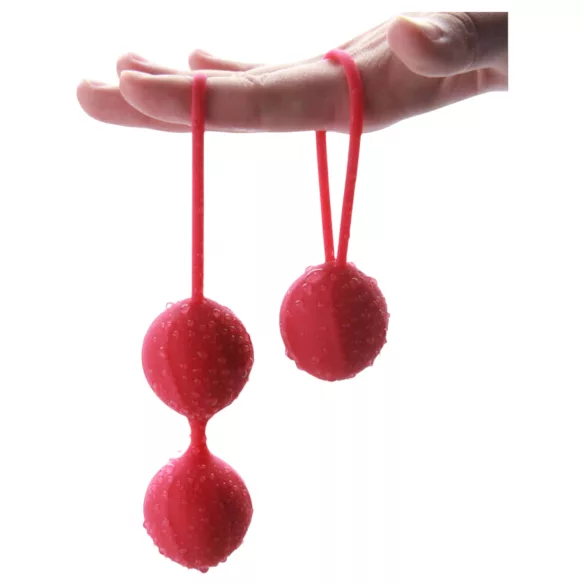 Cotoxo Cherry - bolas chinas dobles - silicona roja