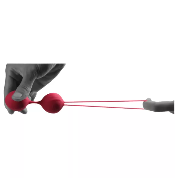 Cotoxo Cherry - bolas chinas dobles - silicona roja