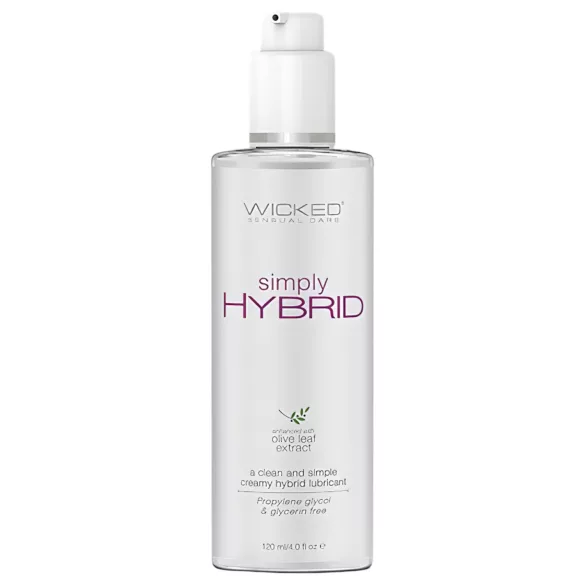Wicked Simply Hybrid - lubricante híbrido vegano - 120 ml