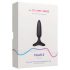 LOVENSE Hush 2 XS - mini vibrador anal recargable (25mm) - negro