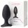 LOVENSE Hush 2 L - Pequeño consolador anal recargable (57mm) - Negro