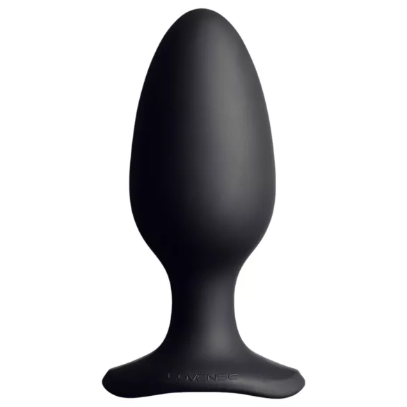 Lovense - plug anal vibrador recargable - tamaño L - silicona negra