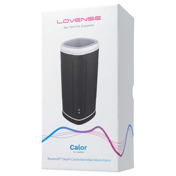 LOVENSE Calor - masturbador masculino con calefacción - silicona negra
