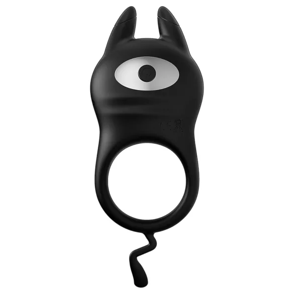 AlvUp - anillo vibrador para pene con estimulador de clítoris - silicona negra