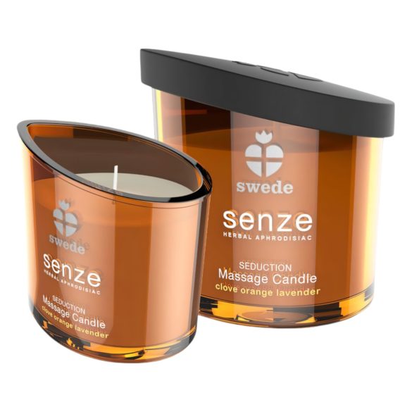 Swede Senze - vela de masaje - naranja, lavanda (50ml)