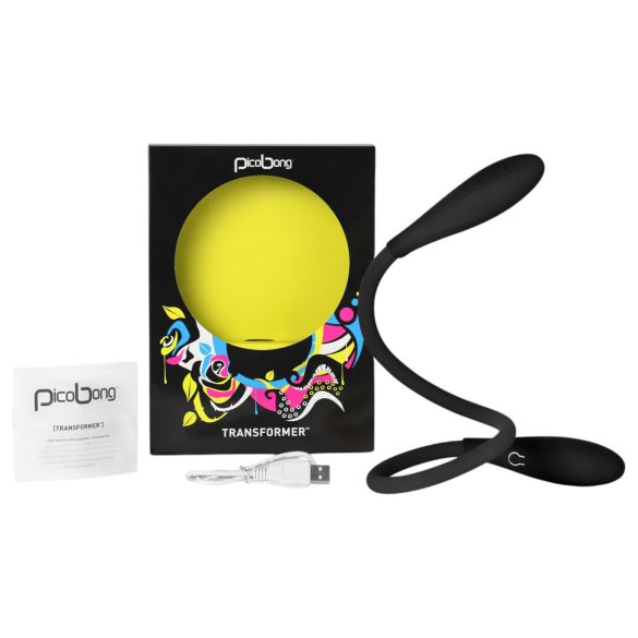 Picobong Transformer - vibrador unisex impermeable (negro)