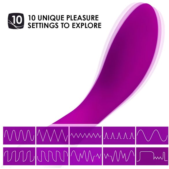 LELO Mona Wave - vibrador punto G impermeable (morado)
