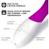 LELO Mona Wave - Vibrador G-punto resistente al agua (lila)
