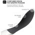LELO Mona Wave - vibrador resistente al agua para punto G (negro)