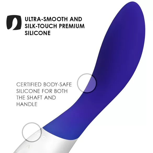 LELO Mona Wave - vibrador punto G impermeable - silicona azul