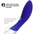 LELO Mona Wave - vibrador resistente al agua G-punto (azul)