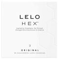 LELO Hex Original - condones de lujo (3 uds)
