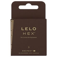 LELO Hex Respect XL - lujo en condones (3uds)