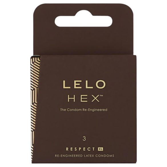 LELO Hex Respect XL - lujo en condones (3uds)