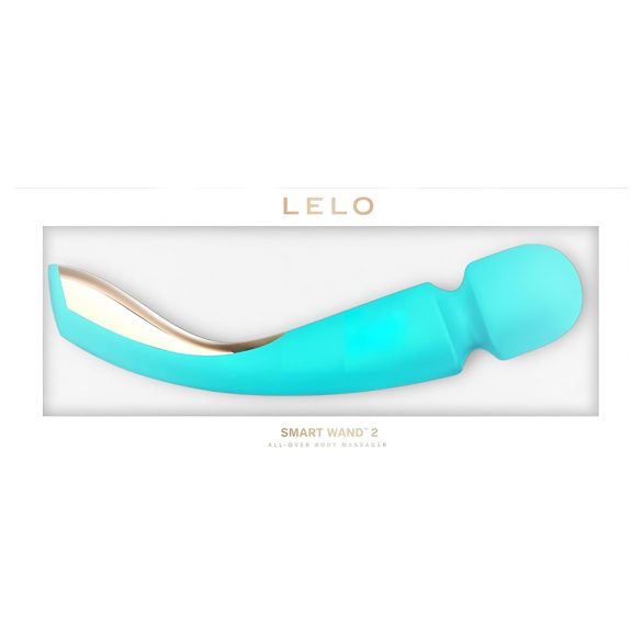 LELO - masajeador vibrador recargable grande - silicona turquesa