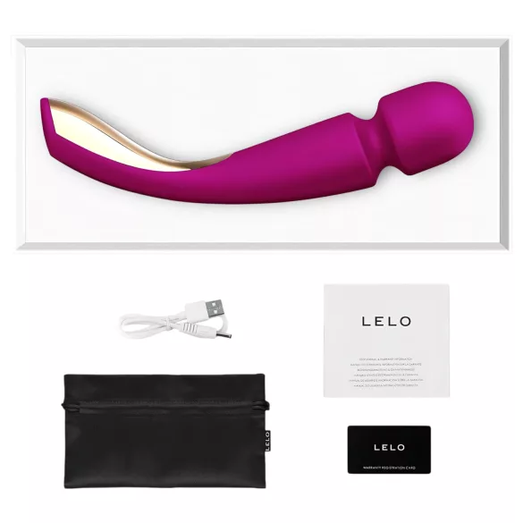 LELO - masajeador vibrador recargable grande - silicona lila