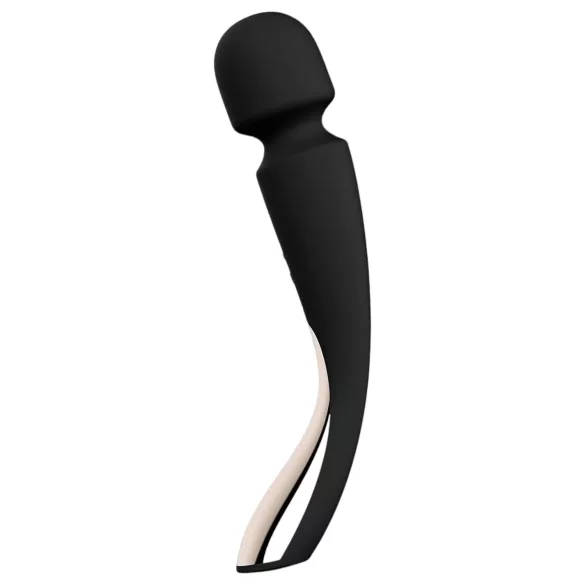 LELO - masajeador vibrador recargable grande - silicona negra