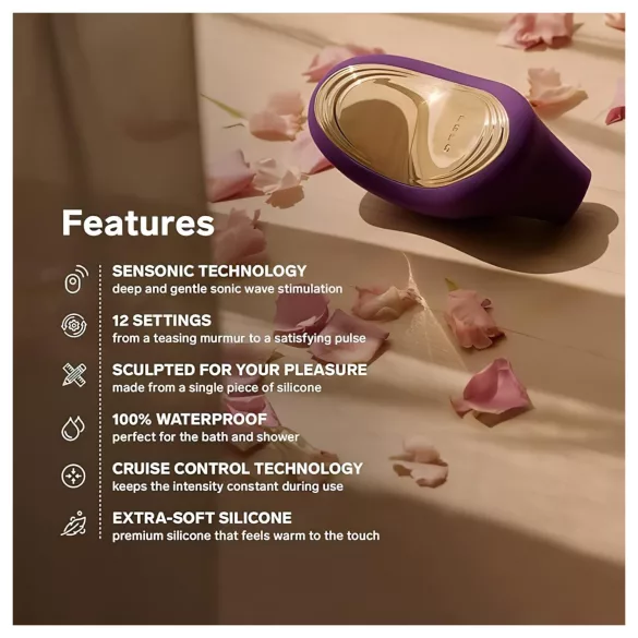 LELO Sona 2 Cruise - Succionador de clítoris por ondas sónicas - color cereza