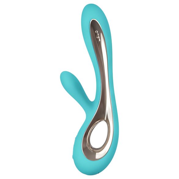LELO Soraya 2 - Vibrador resistente al agua con brazo para clítoris (turquesa)