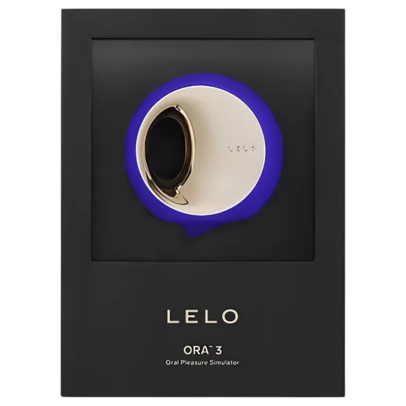 LELO Ora 3 - estimulador oral y vibrador de clítoris - silicona azul