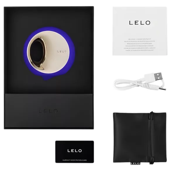 LELO Ora 3 - estimulador oral y vibrador de clítoris - silicona azul