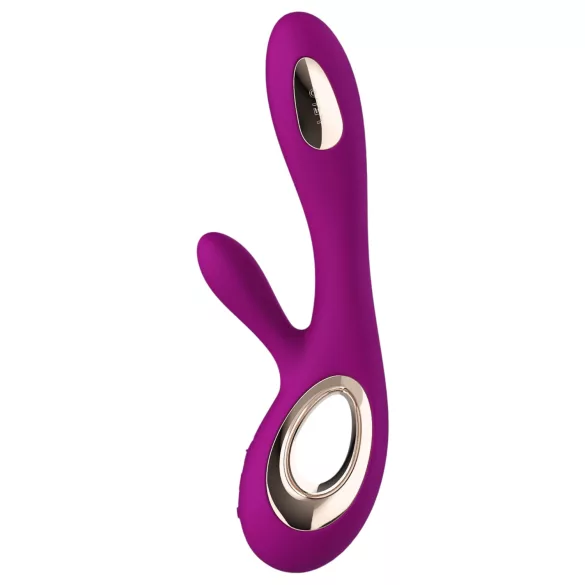 LELO Soraya Wave - vibrador recargable con estimulador de clítoris (lila)
