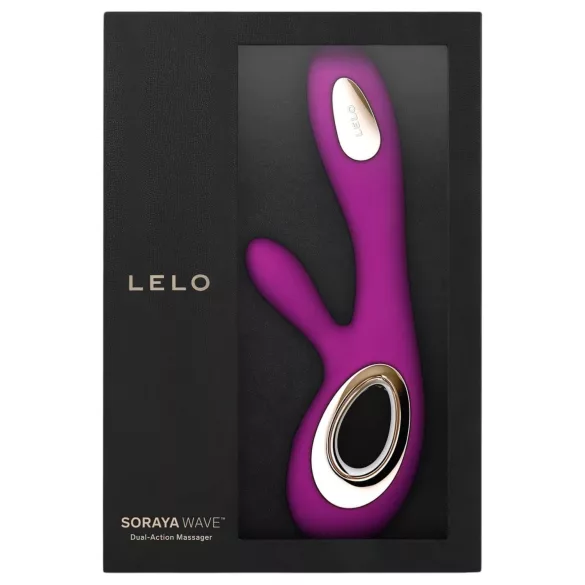 LELO Soraya Wave - vibrador recargable con estimulador de clítoris (lila)