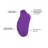LELO Sona 2 - Estimulador de clítoris con ondas sonoras (lila)