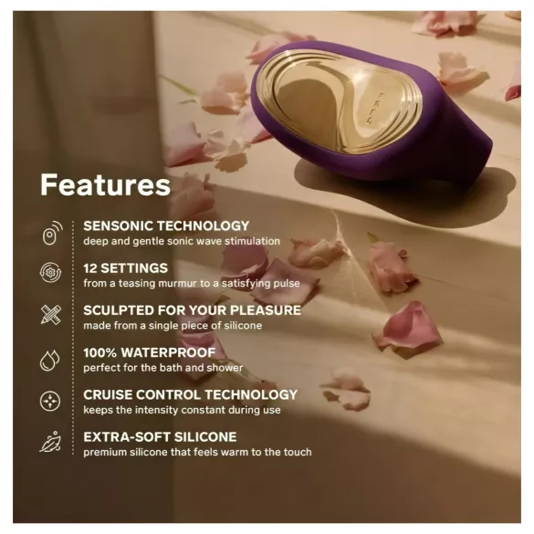 LELO Sona 2 Cruise - succionador de clítoris por ondas sónicas - silicona negra