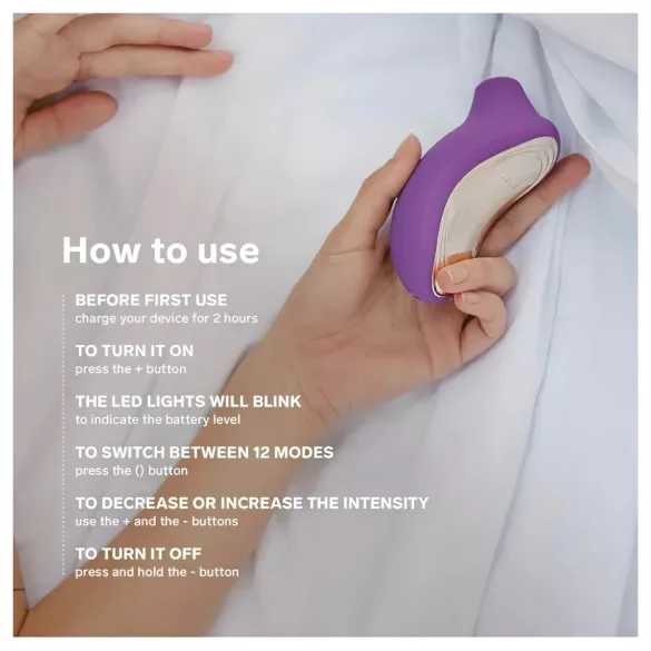 LELO Sona 2 Cruise - succionador de clítoris por ondas sónicas - silicona negra