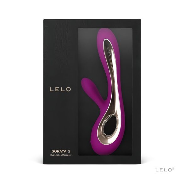 LELO Soraya 2 - Vibrador a prueba de agua con brazo para clítoris (morado)