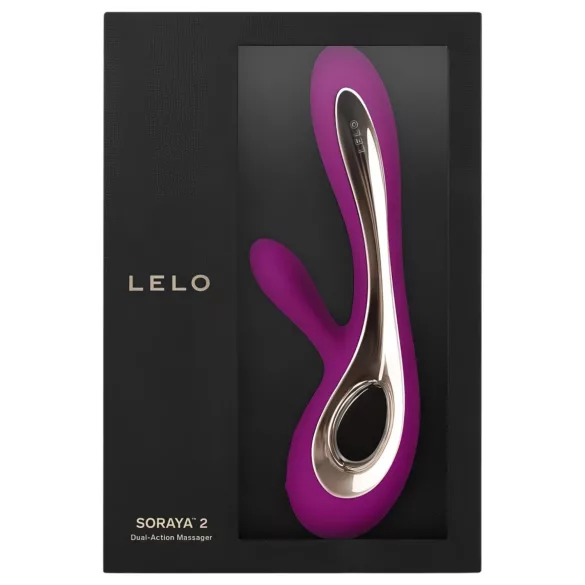 LELO Soraya 2 - vibrador doble estimulación impermeable silicona lila