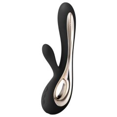   LELO Soraya 2 - vibrador con brazo para clítoris, recargable e impermeable (negro)