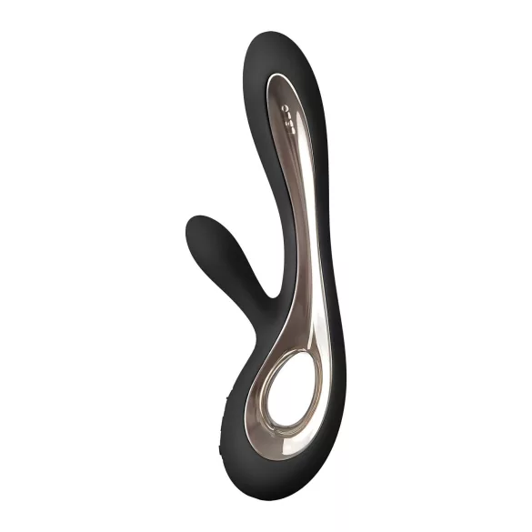 LELO Soraya 2 - Vibrador recargable con estimulador de clítoris - silicona negro