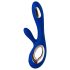 LELO Soraya Wave - Vibrador Azul con Estimulador de Clítoris y Movimiento Ondulante