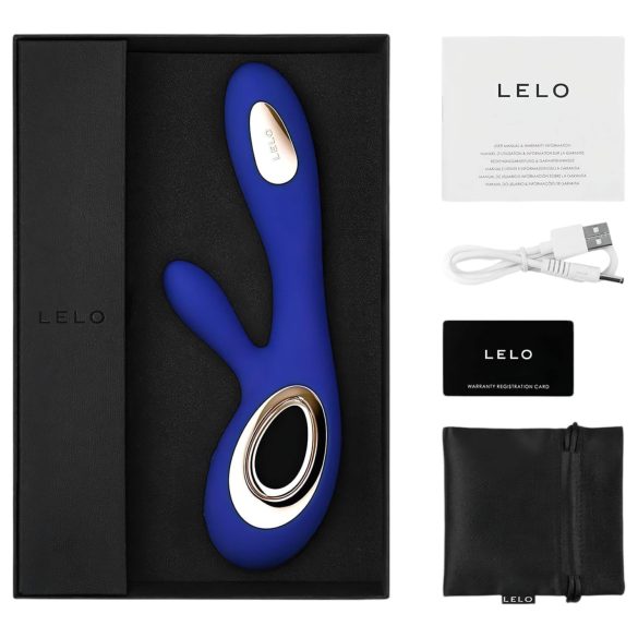 LELO Soraya Wave - vibrador recargable con estimulador de clítoris y movimiento