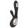 LELO Soraya Wave - Vibrador negro con ola de placer y brazo estimulador